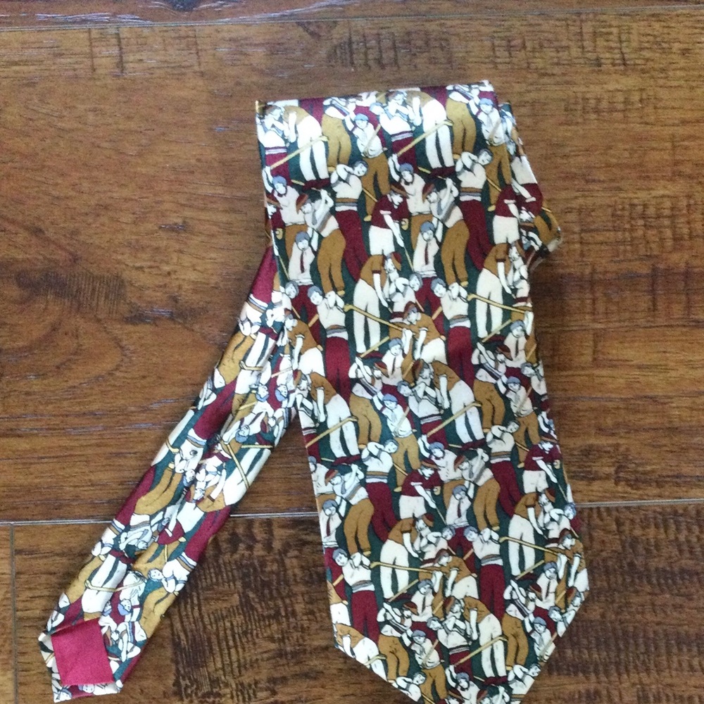 The Silk Connection, 100% Silk Golfers Tie